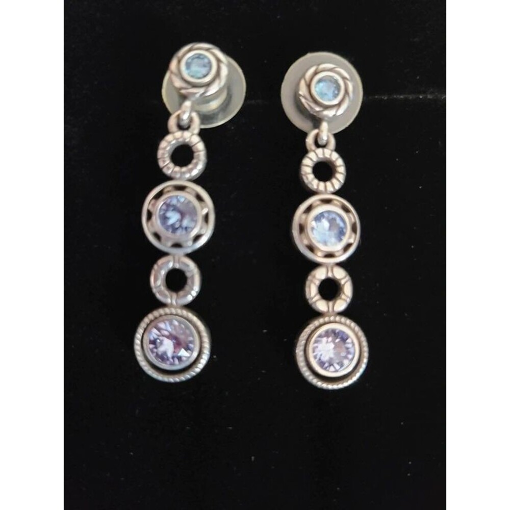Brighton Halo Radiance Post Drop Earrings (Style #JA7623).